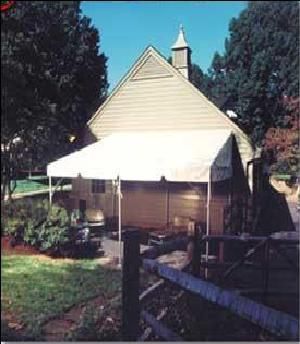 Tent - 10' x 23' - Deck Tent, White Rental