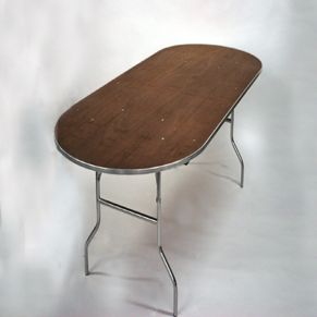 Table - Oval, 8' x 4' Rental