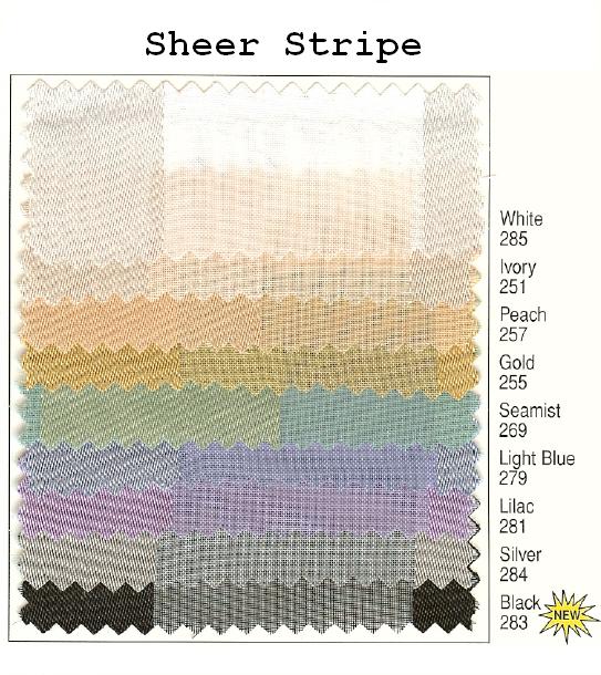 Linen - Sheer Stripe, 120