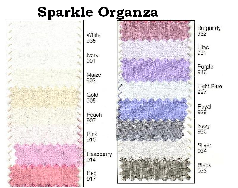Linen - Sparkle Organza, 54