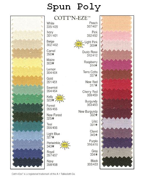 Linen - Spun Poly, 90
